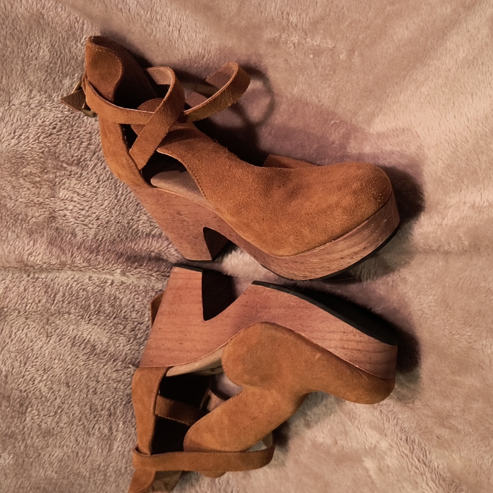 Free People Suede Shoes Women's - Picture 3 of 7
